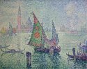 Signac - La voile verte - 1904 - 65 × 81 cm