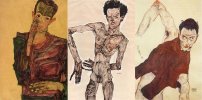Egon Schiele - autoportraits