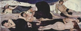 Ferdinand Holder - La nuit - 1889-1890 - 116x229cm