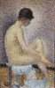 Seurat - Poseuse de profil - 1887 - 25x16cm